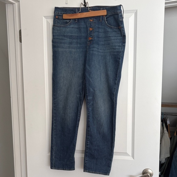 Madewell Denim - Madewell The Perfect Vintage Cropped Indigo Denim Jeans